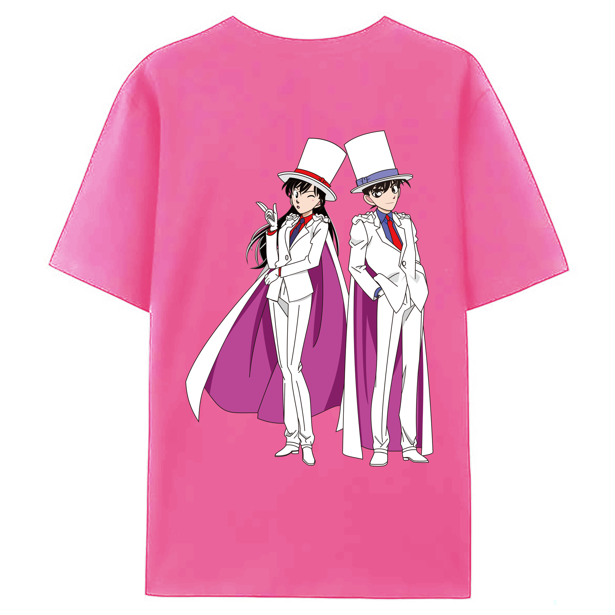 （画像用） 名探偵コナン くろば かいと Detective Conan Kuroba Kaito レディース半袖Tシャツ(バックプリント)